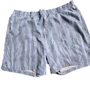 Skora Mens Qwick-Dry‎ Running Shorts XL Grey Tiger Stripe Compression Liner 7in